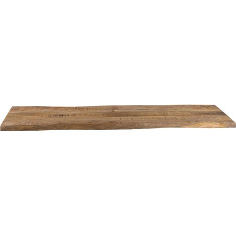 Tischplatte Baumkante Mango massiv 160 x 40 cm CURTIS (1/5)