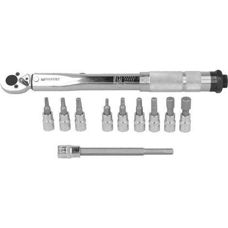 CHIAVE DINAMOMETRICA 1/4'' SERRAGGIO 5-25 NM 10PZ