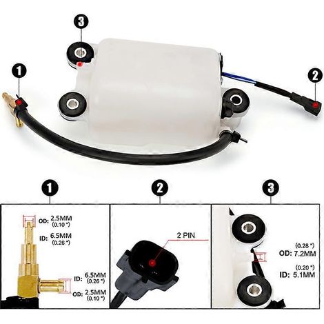 Réservoir d'huile hors-bord compatible avec Mercury Mariner 884525T1 (1/5)