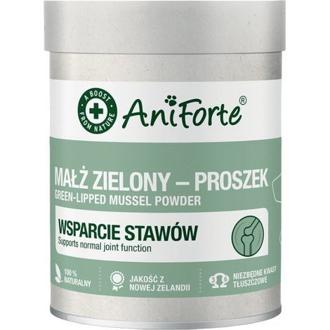 AniForte Green Mussel – joint support powder for cats and dogs 100 g