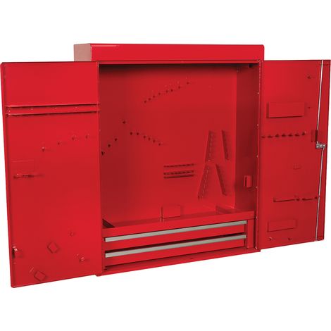 Armoire à outils RS PRO en Acier fort 2 tiroirs 750 x 890 x 225mm ( Prix pour 1 )