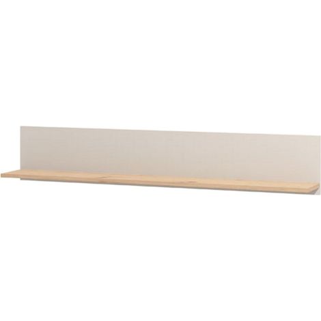 Mensola Dugenta, un Ripiano, Portata Ripiani 5, 137.5x19.5x24h cm Beige