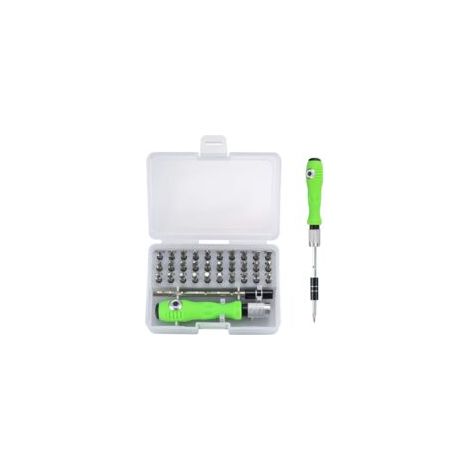 Kit di cacciaviti di precisione 32 in 1 - Mini cacciavite magnetico - Kit di attrezzi con impugnatura e albero regolabili per la riparazione di dispositivi elettronici, PC, laptop e vetro - Crezuo