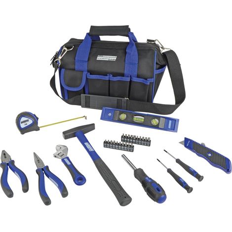 Sacoche à outils complète, 30 pièces - MANNESMAN - M29020 (1/5)