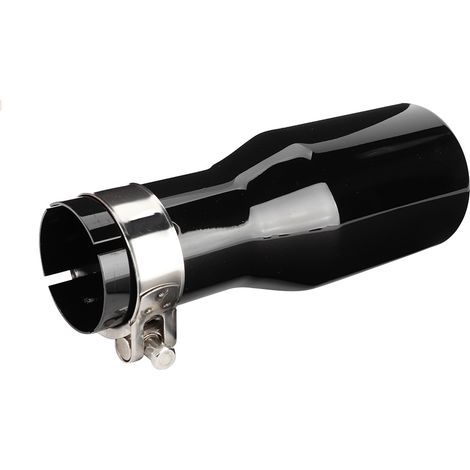 Embouts de silencieux universels en acier inoxydable pour pot d'échappement de voiture, avec collier de serrage, diamètres 54-76-200 mm (1/5)