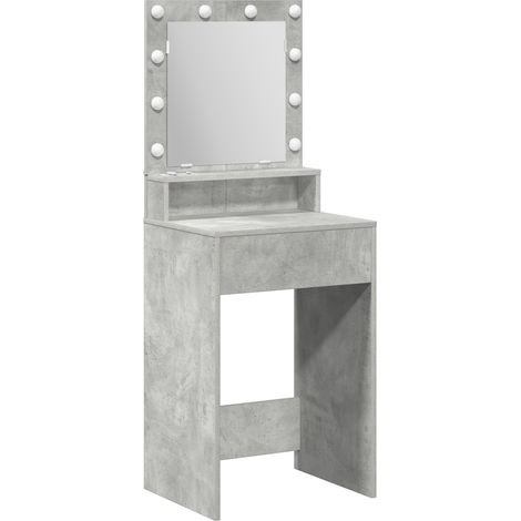 Coiffeuse,Table de maquillage Gris béton 50 x 41 x 135 cm Bois d'ingénierie CFW602270 (1/5)