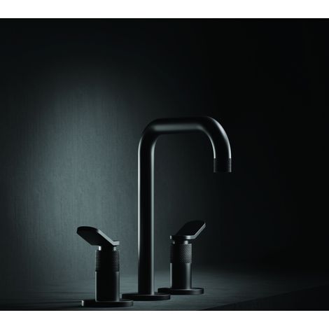 Mélangeur lavabo 3 trous BLACKMAT EAST SIDE - CRISTINA ONDYNA ES20513 (1/5)