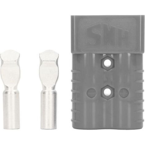 Connecteur Batterie - 350 A 600 V - Déconnexion Instantanée - IP67 - Gris RAL 7035 - Pour Systèmes Énergétiques Industriels - Unité (1/4)