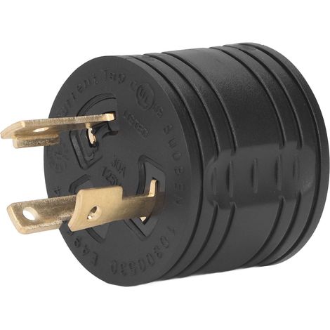 Adaptateur de Prise RV vers TT pour Groupe Électrogène, Laiton, 125V 30A Standard Américain (1/5)