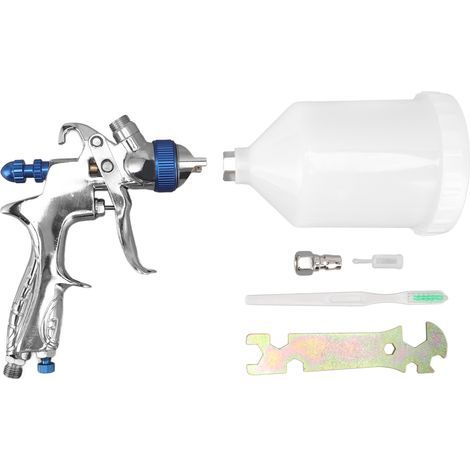 Pulvérisateur de peinture professionnel, alimentation par gravité, Air à haute atomisation, pneumatique, 1.4mm/0,06 pouces (1/5)