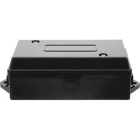 Boîtier de jonction électrique étanche pour remorque, connexion câble 7 broches, extérieur, plastique noir, 1 ensemble (1/5)