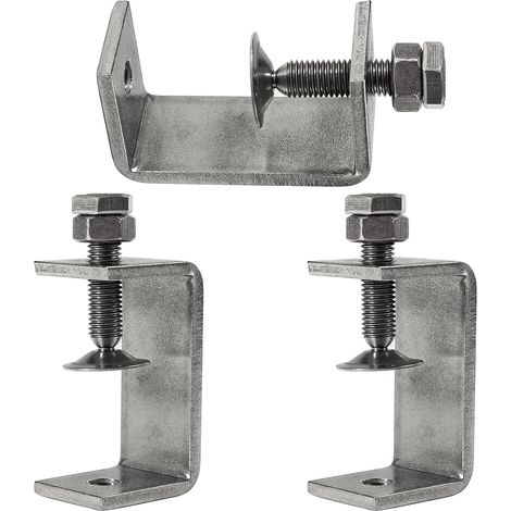 3 Pièces 65mm Serre-Joints en C Robustes en Acier Inoxydable 304, pour Serr joints, Pinces et Tendeurs, Outils de Travail du Bois, Bricolage & Répara (1/5)