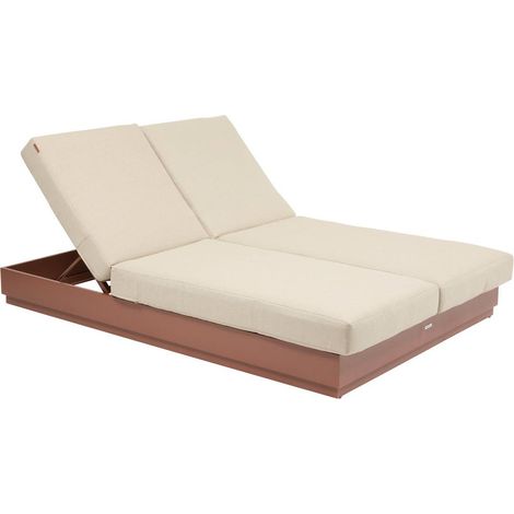 Letto da piscina allure in mogano - Hespéride