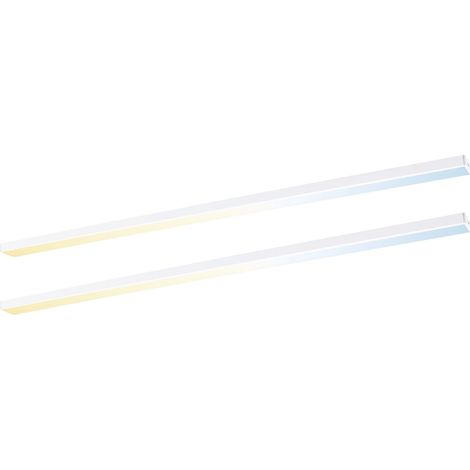 Paulmann LED Lichtleiste Inline Erweiterung weiß 55 cm TW 2er Set (1/3)