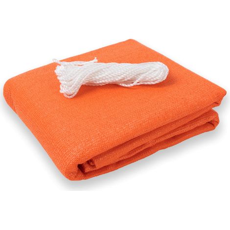 Balkonsichtschutz Einfarbig Orange 90 x 500 cm