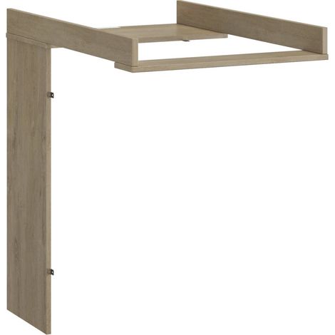 Table à langer chêne blond – Fixation discrète – 50% bois recyclé – Pour commode Achille – Poids max 15 kg – Galipette (1/2)