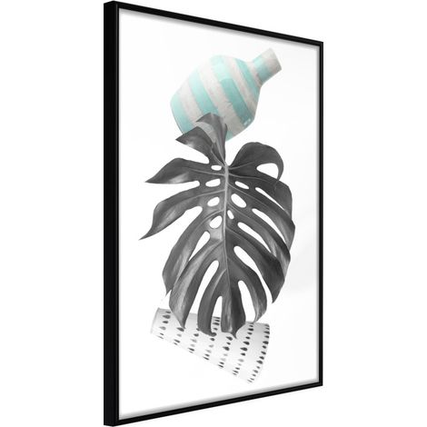 Affiche Murale Encadrée "Floral Alchemy III" 40 x 60 cm Noir