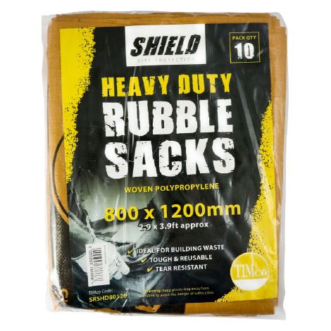 TIMCO Heavy Duty Rubble Sacks - 60 x 90cm