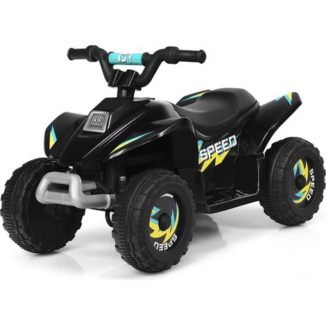 Coche electrico para ninos quad electrico infantil moto infantil 73 x 40 x 445 cm negro