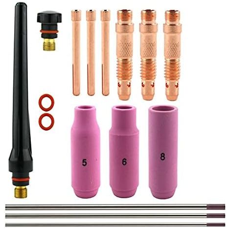 WP-26 WIG-Schweißzubehör, Argon-Lichtbogenschweißgerät, Adapterhülsengehäuse-Keramikdüse, für WP17/18/26 WIG-Schweißpistole