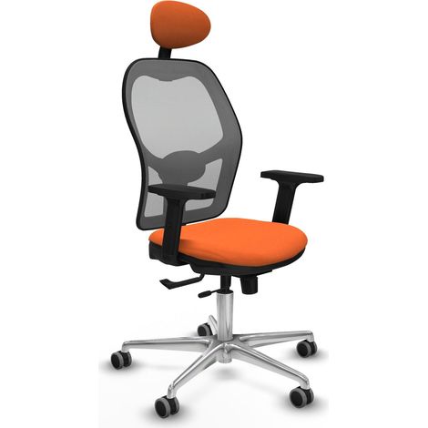 Silla de oficina piqueras y crespo Jorquera negro reposacabezas ajustable (1/2)
