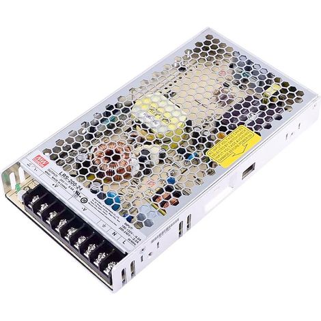 Fuentes de alimentación para tiras LED Mean Well 200W 24VDC LRS-200-24     IluminaShop