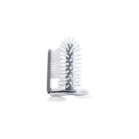 1 pièce : brosse à tasse, brosse nettoyante pour verre et flacon, accessoire de cuisine pour évier, outil compact 2-en-1 pour gobelet à boisson, verre à vin et brosse avec ventouse (1/4)