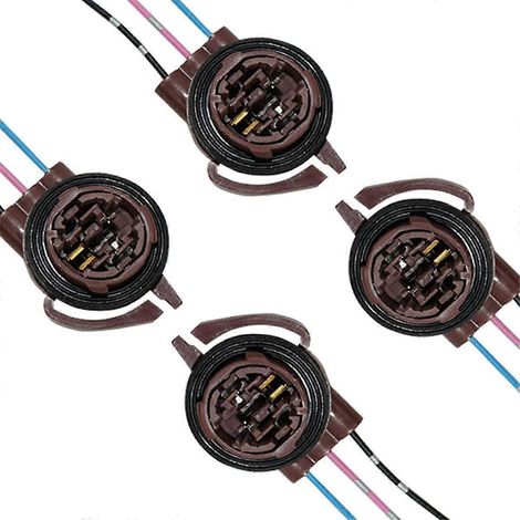 douilles pré-câblées 3157, adaptateurs de douille pour ampoules LED de voiture, connecteur de douille à fil de raccordement d'ampoule (1/5)