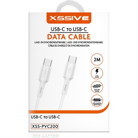 Lade- und Datenkabel Kompatibel mit USB-C Auto Disconnect 2m