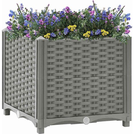 Maison Exclusive - Hochbeet 40x40x38 cm Polypropylen