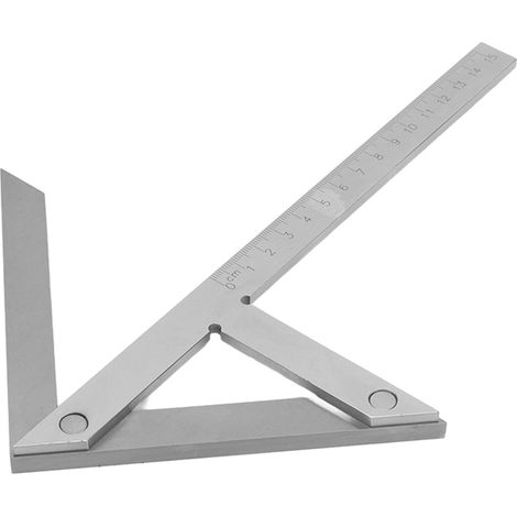 Équerre de positionnement en acier inoxydable 150x130mm pour disques circulaires (1/5)