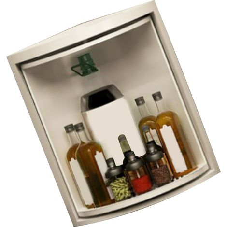 Organisateur d'angle de comptoir rotatif à 360°, multifonctionnel, étagère de rangement pour comptoir de cuisine sans perçage (1/5)