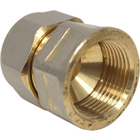 Raccord Multicouche à compression Ø20x2,0 - Droit Femelle 3/4" (20/27) - Henco (1/4)