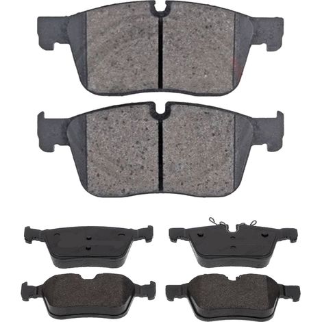 KIT PASTIGLIE FRENO ANTERIORI E POSTERIORI compatibile con LAND ROVER RANGR ROVER SPORT (L494) / PASTIGLIE FRENANTI AUTO OEM FDB4379,FDB4678 / SOSTITUZIONE DIRETTA / BASSA POLVERE / SILENZIOSO