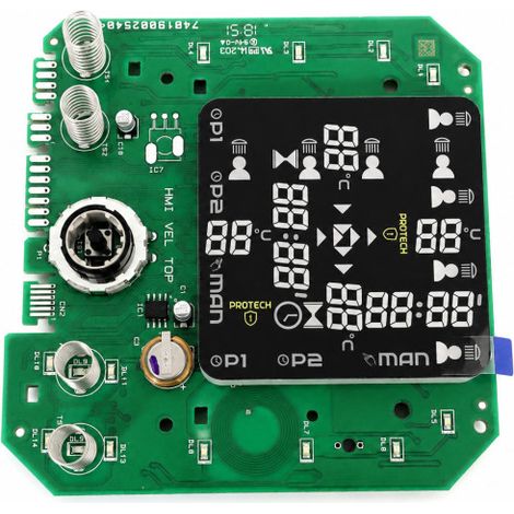 Carte Électronique de Contrôle ARISTON pour Chauffe-Eau Ballon Vélis Evo Plus 45 - 65116397 (1/2)