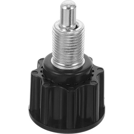 1 Bouton de goupille de traction, ABS rotatif sphérique 38mm, noir, pour vélo d'appartement, usage domestique et commercial (1/5)