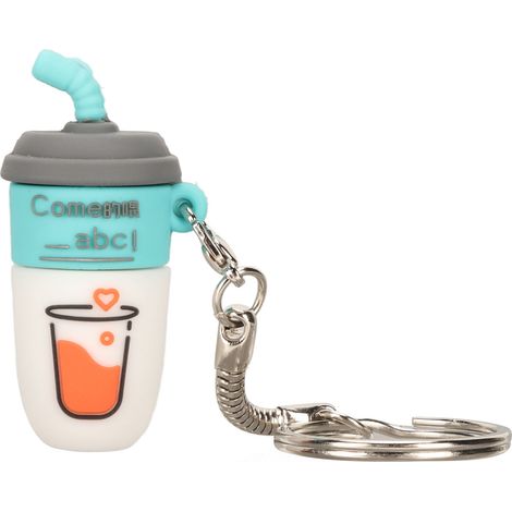 Clé USB 2.0 64 Go bleue, amovible et plug-and-play, clavier USB pour musique et films, design cartoon. (1/5)