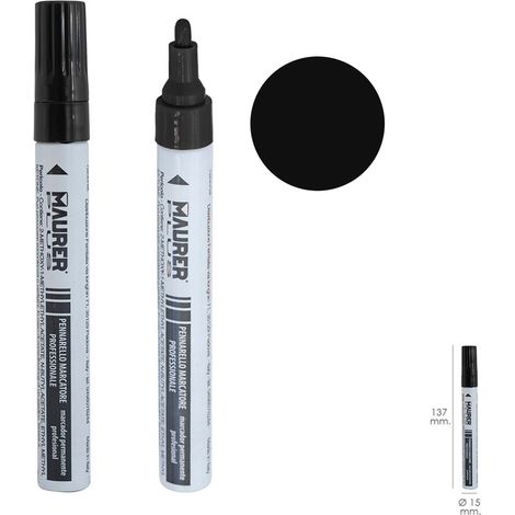 Rotulador Marcador Obra Profesional Pintura Permanente Negro