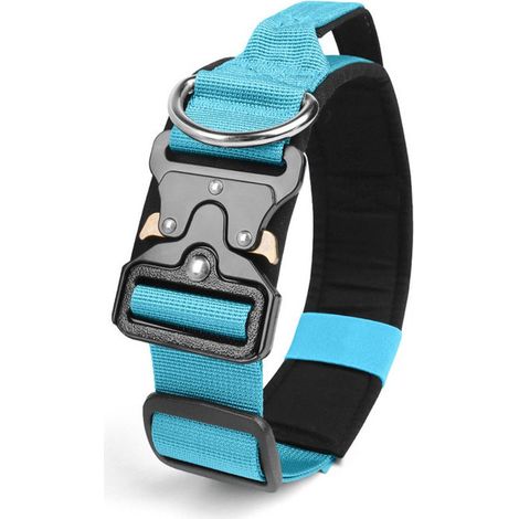 Collare M, circonferenza collo 38-48 cm, larghezza 3,8 cm, per un peso di 13-28 kg, collare per animali domestici, collare per cani, regolabile, collare per cani rinforzato Z (1/5)