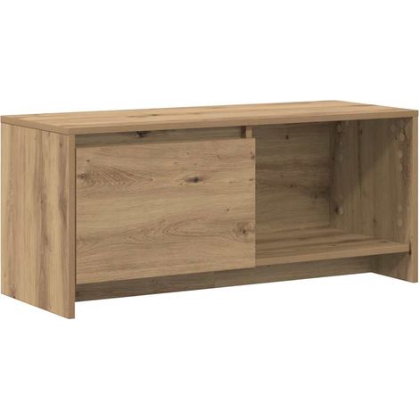 Meuble TV,Banc TV,Armoire TV chêne artisanal 90 x 35 x 40 cm Bois d'ingénierie CFW275645 (1/5)