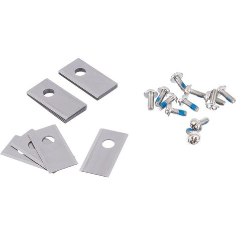 Lot de 12 lames de rechange d'origine - Pour tondeuses robots WORX LANDROID (livrées avec 12 vis de fixation) (1/5)