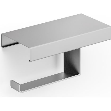Inda - Indissima SX-Rollenhaltermodul mit Deckel aus gebürstetem Stahl