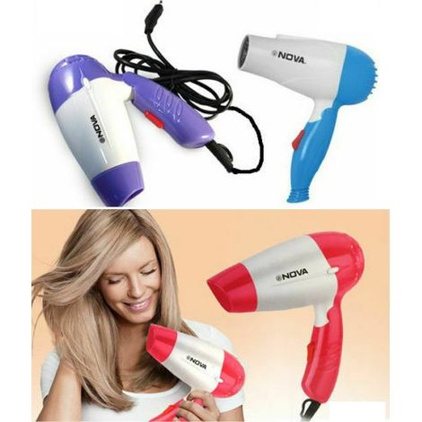 ASCIUGACAPELLI DA VIAGGIO PHON PIEGHEVOLE FONO 1200W PORTATILE CAPELLI PALESTRA