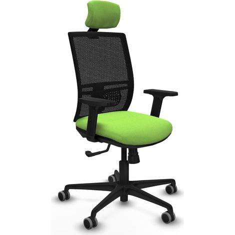 Chaise de bureau piqueras y crespo Yunquera noir ergonomique (1/2)