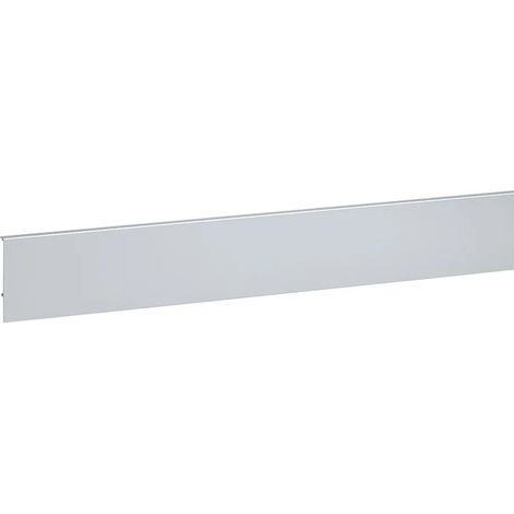 Couvercle pour plinthe SL15100 alu HAGER SL151002D1