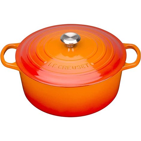 Le Creuset Signature Bräter rund 20 cm ofenrot