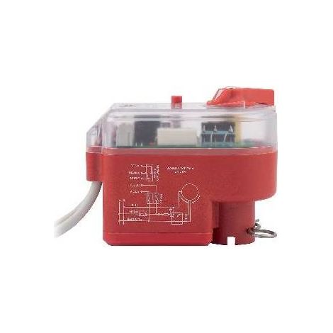 SERVOCOMANDO ELETTRICO C/SBLOCCO PER VALVOLE DI ZONA A SFERA Misura: 24V x 50 sec.
