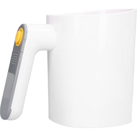Tamis à farine 2 modes d'utilisation, tamis électrique portatif en forme de tasse, tamis à poudre blanche pour la pâtisserie maison, la farine et le sucre glace (1/5)