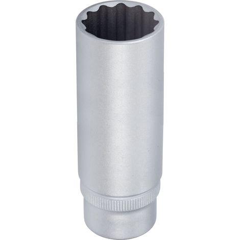 Llave de vaso 3/8" para bujia 12 caras, 18 mm