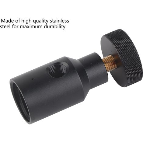 Adaptateur de recharge CO2 pour Sodastream, Pièce de connexion, Cylindre de carbonateur, Anti-corrosion, Résistance à l'usure, en acier inoxydable de haute qualité, Port fileté 1/8npt, Noir, 1 pièce + (1/5)